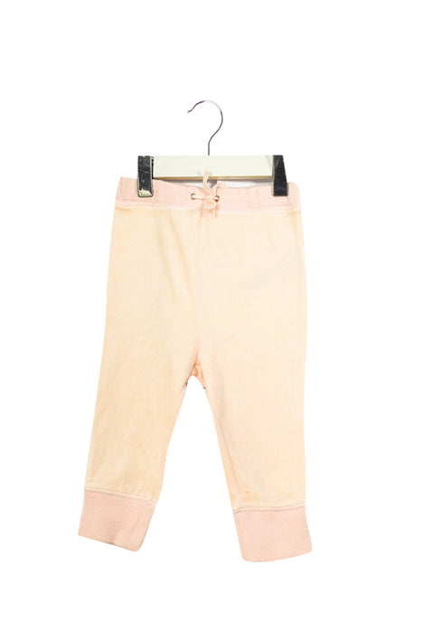 A Pink Sweatpants from Burberry in size 6-12M for girl. (Back View)