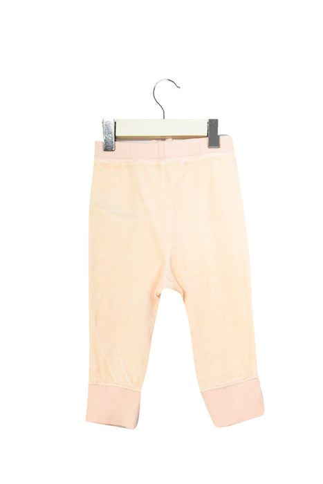 A Pink Sweatpants from Burberry in size 6-12M for girl. (Front View)