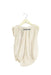 A Silver Short Sleeve Bodysuits from Velveteen in size 2T for girl. (Front View)