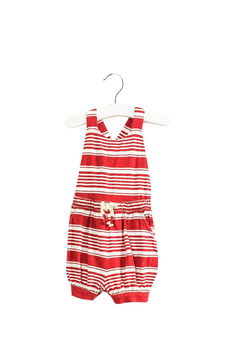 A Red Sleeveless Rompers from Ralph Lauren in size 3-6M for girl. (Back View)