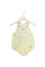 A Green Long Sleeve Bodysuits from Jacadi in size 0-3M for boy. (Front View)