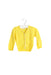 A Yellow Cardigans from Kanz in size 0-3M for girl. (Front View)