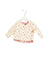 A Pink Cardigans from Petit Bateau in size 0-3M for girl. (Back View)