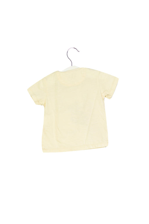 A Ivory Short Sleeve T Shirts from Burberry in size 3-6M for girl. (Front View)