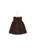 A Navy Sleeveless Dresses from Familiar in size 6-12M for girl. (Back View)