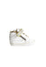 A White Sneakers from Giuseppe Zanotti in size 3-6M for girl. (Back View)