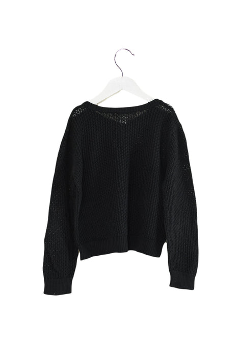 A Black Cardigans from Bonpoint in size 6T for boy. (Back View)