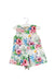 A Pink Sleeveless Rompers from Gingersnaps in size 3-6M for girl. (Front View)