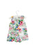 A Pink Sleeveless Rompers from Gingersnaps in size 3-6M for girl. (Back View)