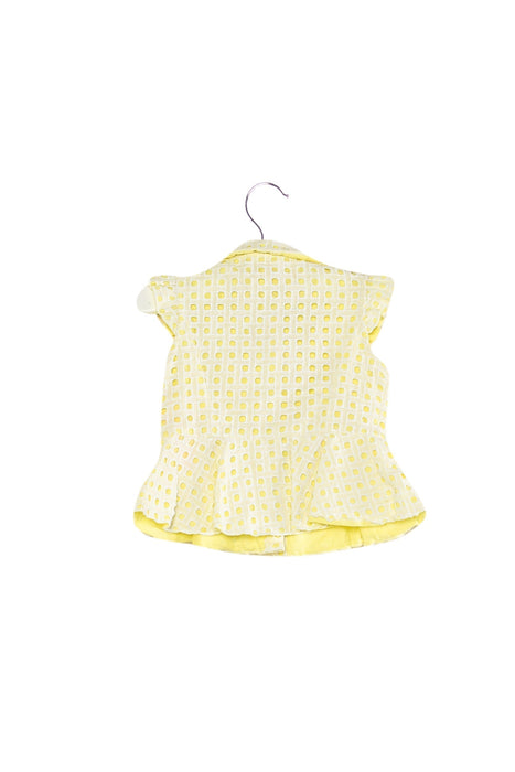 A Yellow Short Sleeve Tops from Nicholas & Bears in size 6-12M for girl. (Back View)