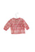 A Pink Long Sleeve Tops from Jacadi in size 3-6M for girl. (Back View)