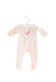 A Pink Long Sleeve Jumpsuits from Jacadi in size 0-3M for girl. (Back View)