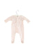 A Pink Long Sleeve Jumpsuits from Jacadi in size 0-3M for girl. (Front View)