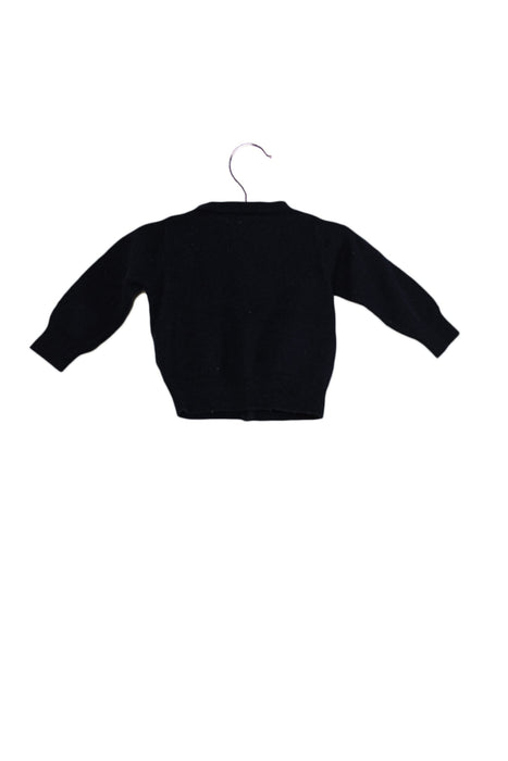 A Navy Cardigans from Jacadi in size 3-6M for girl. (Front View)