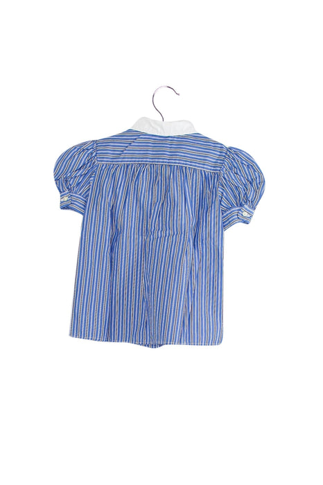 A Blue Short Sleeve Tops from Ralph Lauren in size 4T for girl. (Back View)