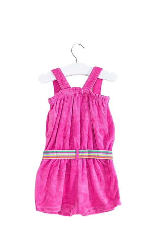 A Pink Sleeveless Rompers from Ralph Lauren in size 6-12M for girl. (Front View)