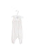 A White Long Overalls from Ralph Lauren in size 3-6M for girl. (Back View)