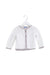 A White Cardigans from Jacadi in size 6-12M for girl. (Back View)