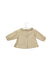 A Brown Long Sleeve Tops from Chateau de Sable in size 6-12M for girl. (Front View)