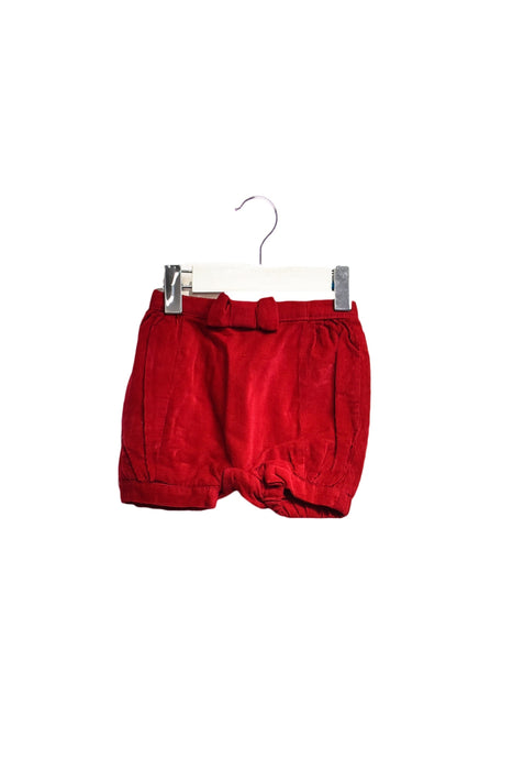 A Red Shorts from Jacadi in size 0-3M for girl. (Back View)