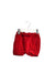 A Red Shorts from Jacadi in size 0-3M for girl. (Back View)