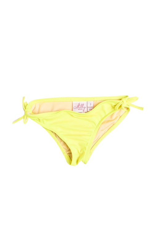 A Green Bikinis from Milly Minis in size 3T for girl. (Front View)