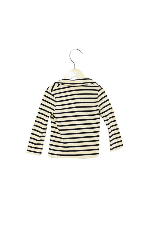 A Ivory Cardigans from Petit Bateau in size 3T for girl. (Front View)