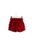 A Red Shorts from Jacadi in size 3-6M for girl. (Front View)
