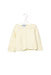 A White Cardigans from Jacadi in size 6-12M for girl. (Back View)
