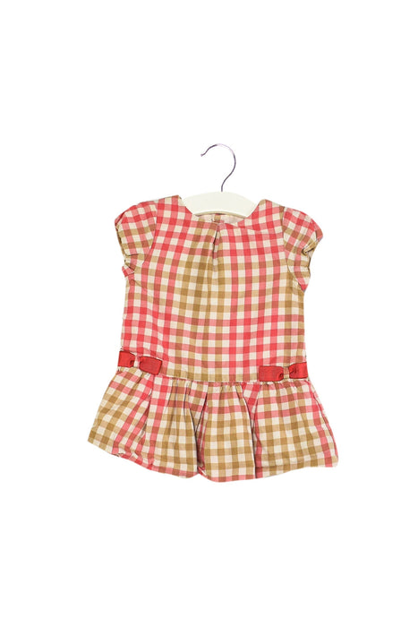 A Multicolour Short Sleeve Dresses from Jacadi in size 3-6M for girl. (Back View)