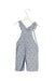 A Blue Overall Shorts from Sunchild in size 6T for girl. (Back View)