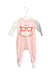 A Pink Long Sleeve Jumpsuits from Little Marc Jacobs in size 3-6M for girl. (Back View)