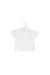 A White Short Sleeve Tops from Jacadi in size 3-6M for boy. (Front View)