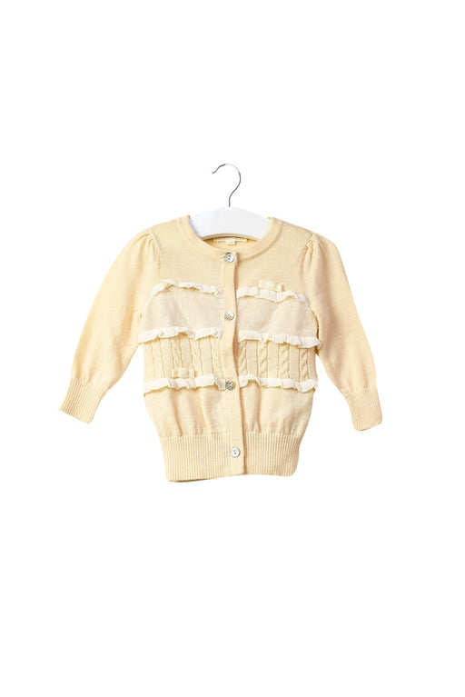 A Beige Cardigans from Nicholas & Bears in size 6-12M for girl. (Front View)