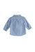 A Blue Shirts from Petit Bateau in size 3-6M for boy. (Back View)