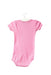 A Pink Short Sleeve Bodysuits from Petit Bateau in size 3-6M for girl. (Front View)