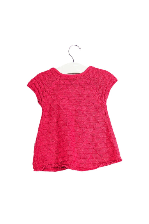 A Pink Cardigans from Monsoon in size 3-6M for girl. (Front View)