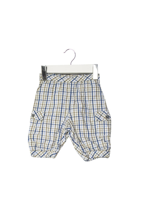 A Blue Casual Pants from Jacadi in size 0-3M for boy. (Back View)