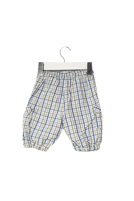 A Blue Casual Pants from Jacadi in size 0-3M for boy. (Front View)