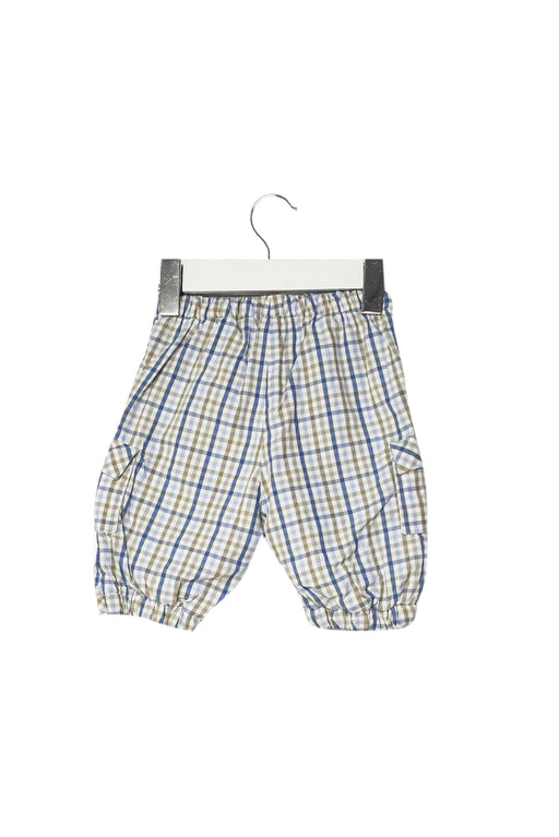 A Blue Casual Pants from Jacadi in size 0-3M for boy. (Front View)