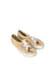 A Gold Sneakers from Superga in size 9Y for girl. (Front View)