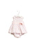 A Blue Dress Sets from Chickeeduck in size 6-12M for girl. (Back View)