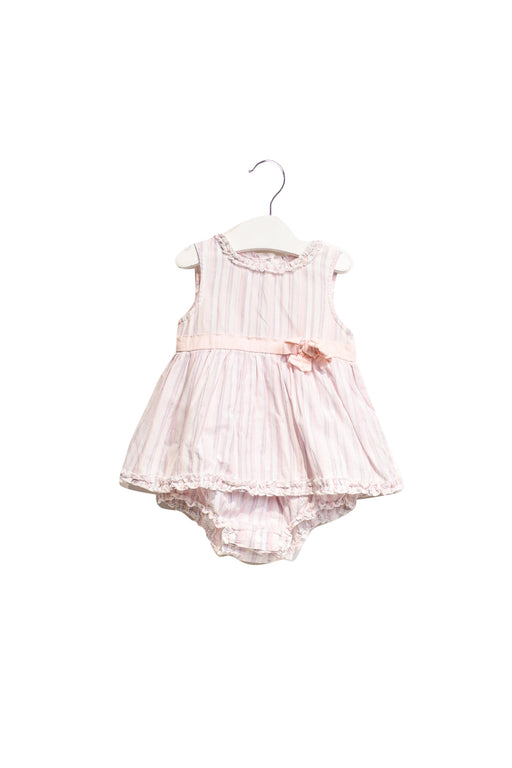 A Blue Dress Sets from Chickeeduck in size 6-12M for girl. (Front View)