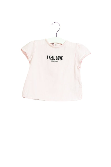 A Pink Short Sleeve T Shirts from Givenchy in size 12-18M for girl. (Front View)