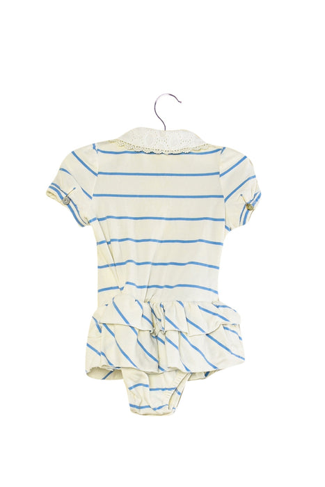 A White Short Sleeve Dresses from Nicholas & Bears in size 3-6M for girl. (Back View)