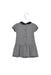 A Navy Short Sleeve Dresses from Petit Bateau in size 3-6M for girl. (Front View)