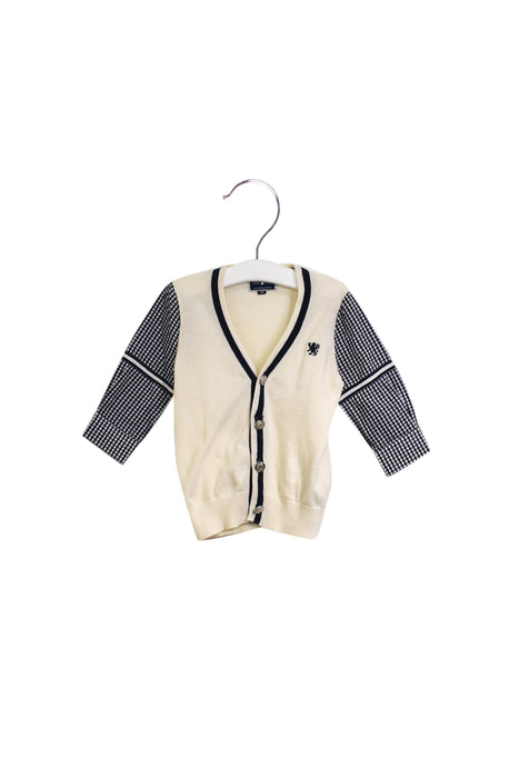 A White Cardigans from Nicholas & Bears in size 6-12M for boy. (Front View)