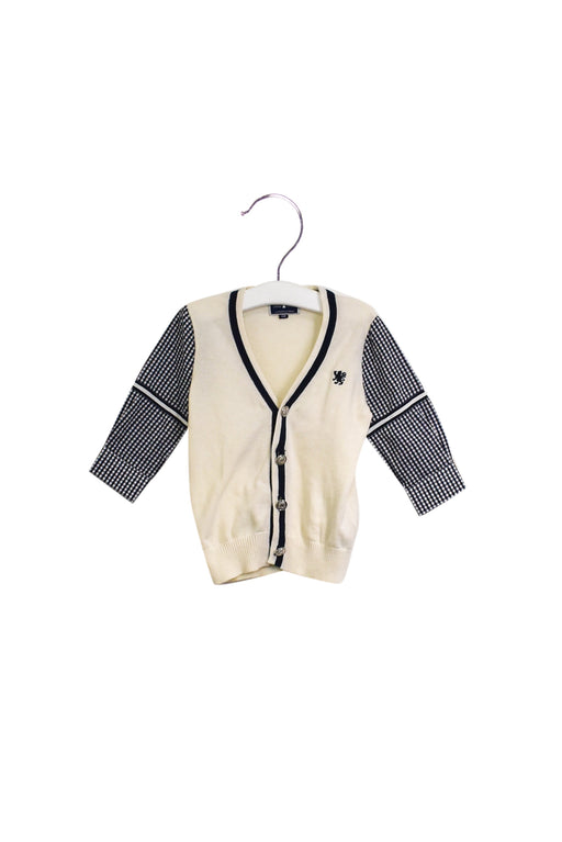 A White Cardigans from Nicholas & Bears in size 6-12M for boy. (Front View)