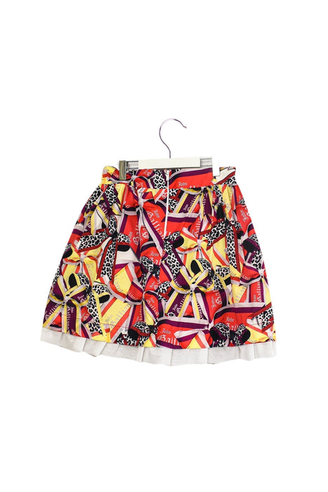 A Red Mid Skirts from John Galliano in size 12Y for girl. (Back View)
