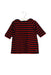 A Navy Long Sleeve Dresses from Petit Bateau in size 3-6M for girl. (Back View)